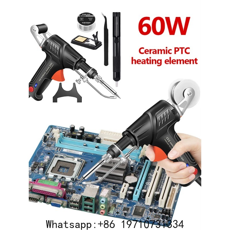 Industrial Laser Solder Iron - 60W Soldering Iron Set Internally Heated