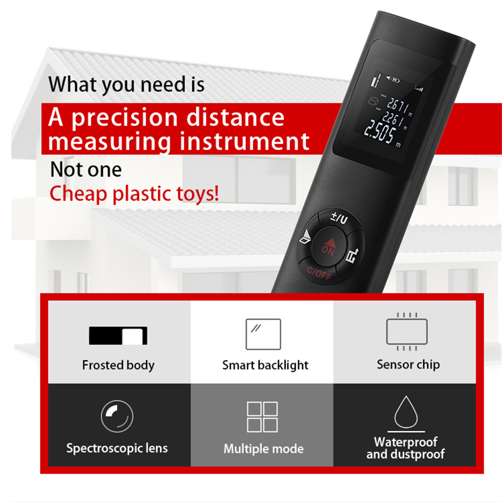 Industrial Laser Training - 40M Laser Distance Meter Laser Tape