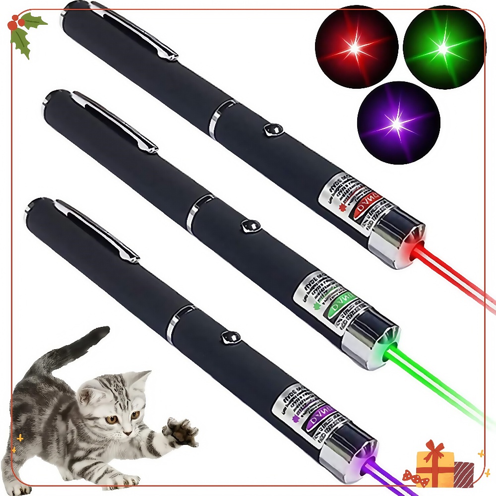 Industrial Green Laser Pointer - 2-in-1 Mini LED Laser Pointer Pet