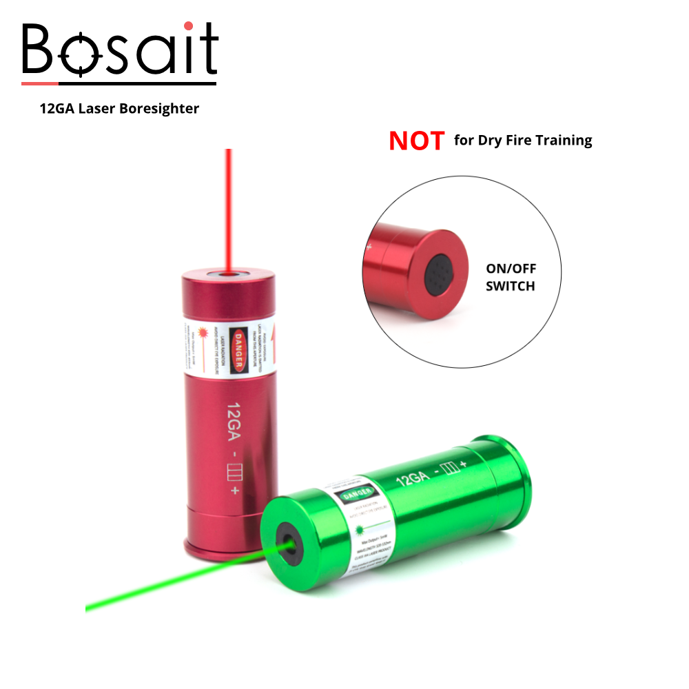 Industrial Green Laser Pointer - Green Red Laser Boresighter ON/OFF Switch
