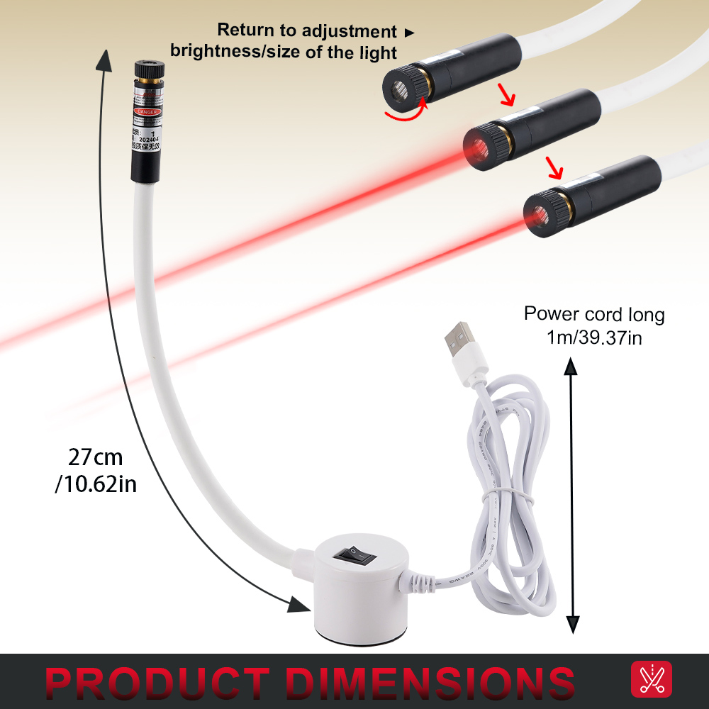 Industrial Laser Line - USB positioning light Infrared laser dual-purpose