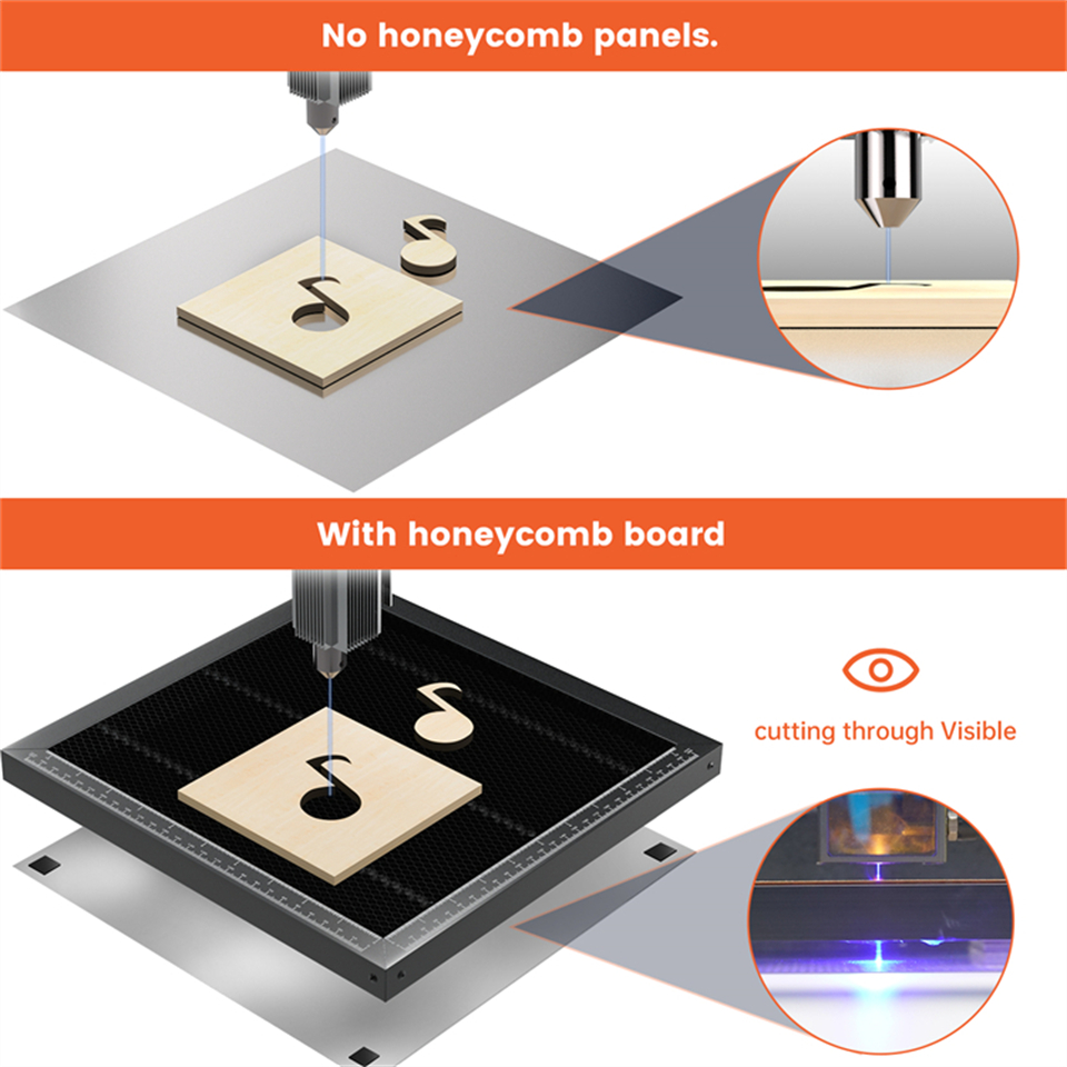 ACMER Honeycomb Panel Laser Wo - огляд і ціна Fiber Laser Cutting Machine