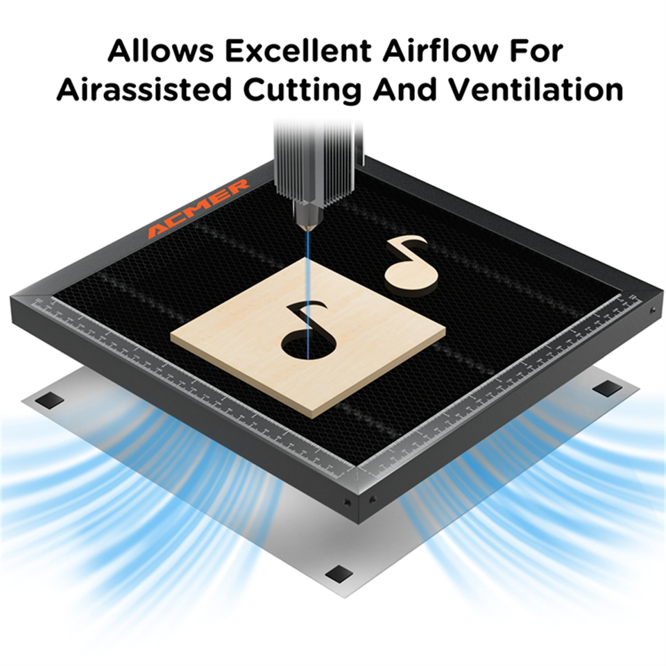 ACMER Honeycomb Panel Laser Wo - огляд і ціна Fiber Laser Cutting Machine