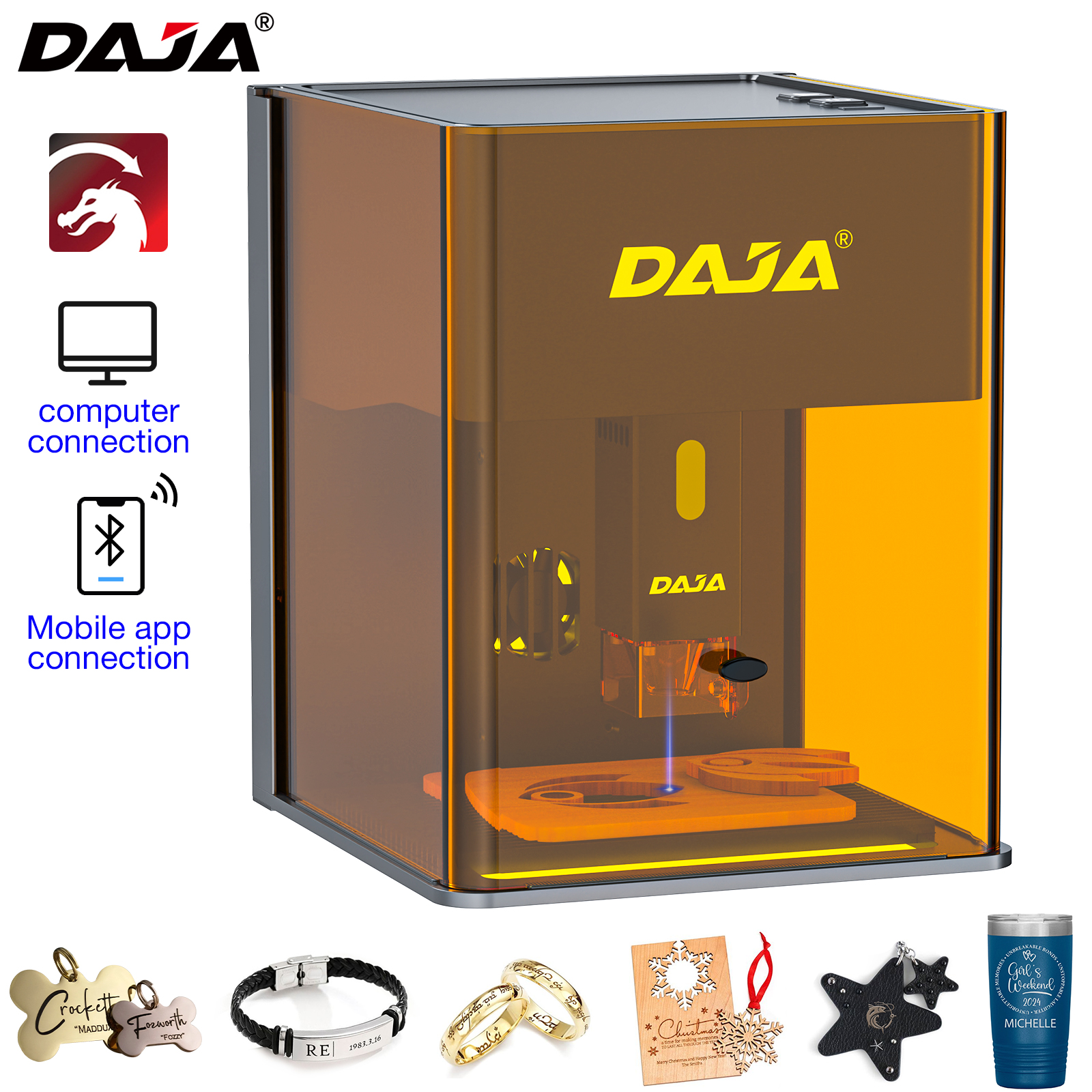 DAJA DJ6 Pro Mini Laser Engrav - огляд і ціна Fiber Laser Cutting Machine