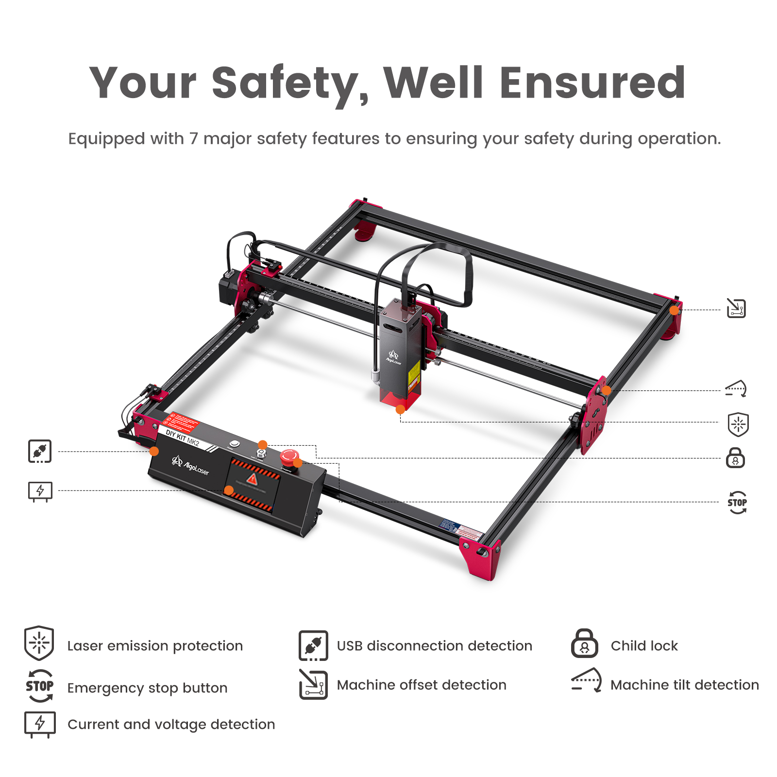 AlgoLaser Laser Engraving Mach - огляд і ціна Fiber Laser Cutting Machine