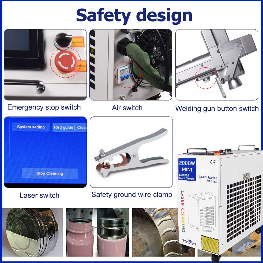 2000W Cleaning Machine Fiber L - огляд і ціна Industrial Laser Paint Removal