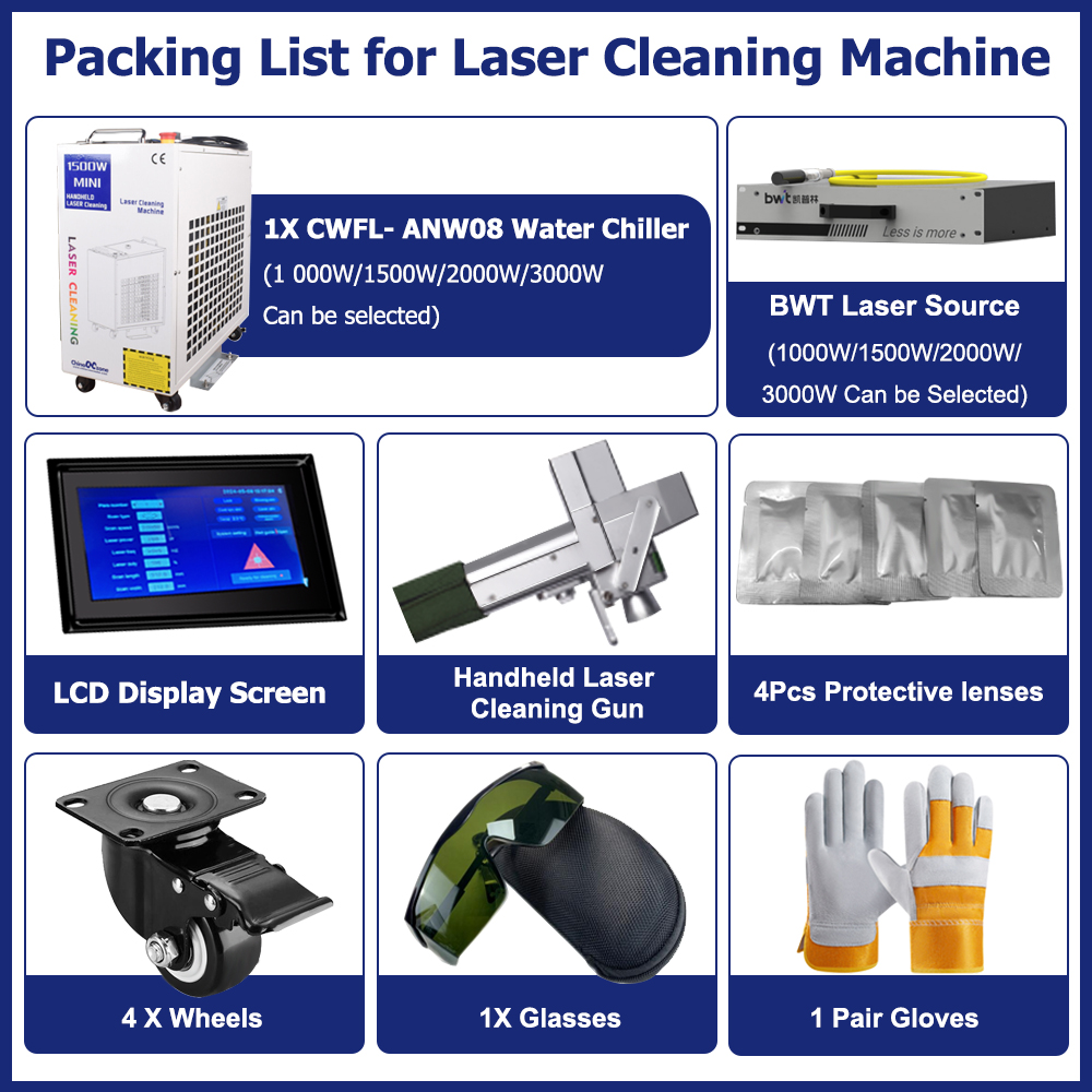 2000W Cleaning Machine Fiber L - огляд і ціна Industrial Laser Paint Removal