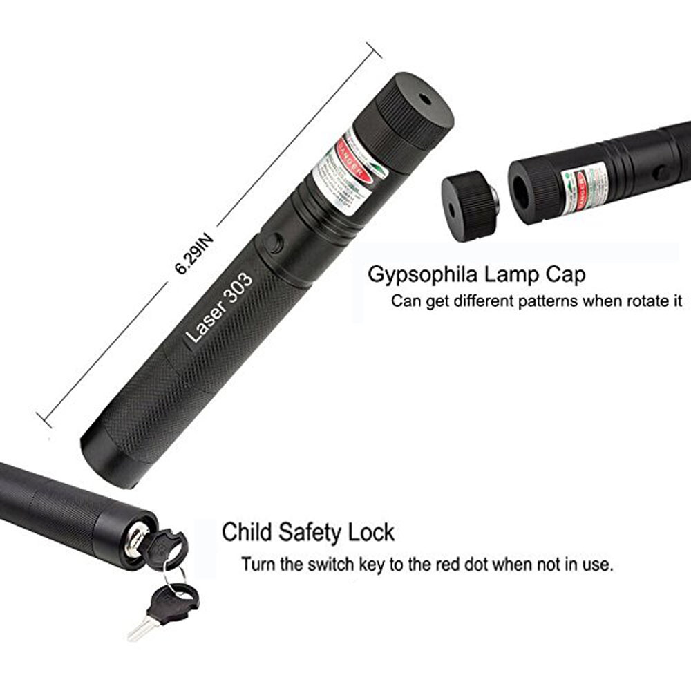 No Battery Included Mini Green - огляд і ціна Industrial Green Laser Pointer