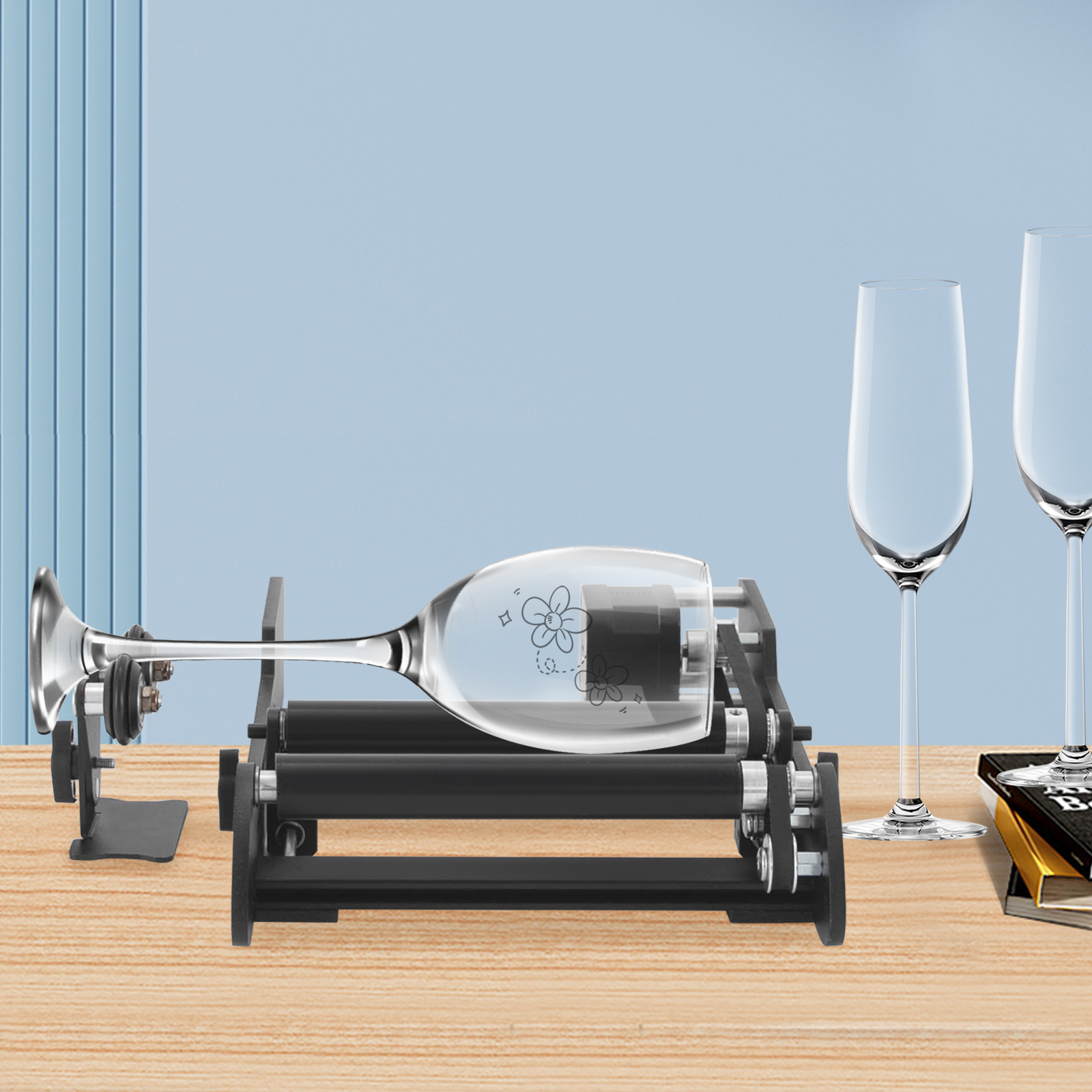 Y-axis Rotary Roller 360° Lase - огляд і ціна Rotary Axis Laser Engraver