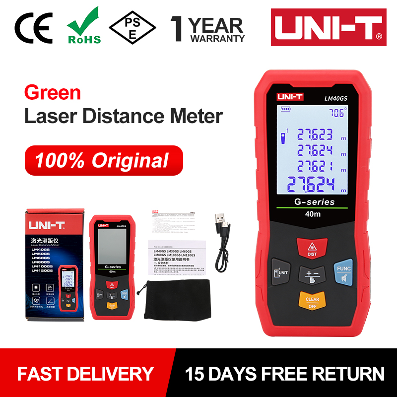 UNI-T 40m Green Laser Distance - огляд і ціна Industrial Laser Training