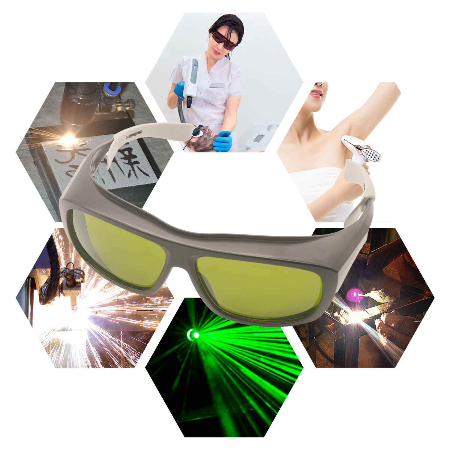 Laser Protective Glasses Hair  - огляд і ціна Laser Safety Goggles