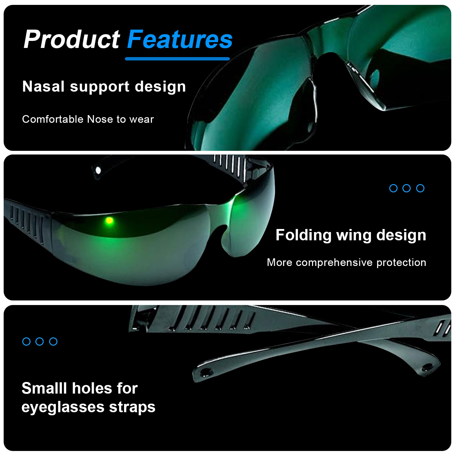 Lead Goggles Radiation Glasses - огляд і ціна Laser Safety Goggles