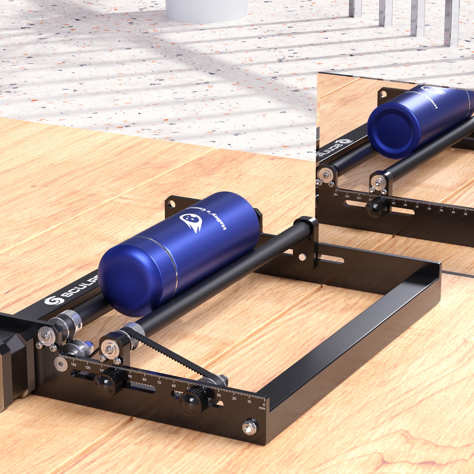 SCULPFUN Laser Rotary Roller L - огляд і ціна Rotary Axis Laser Engraver