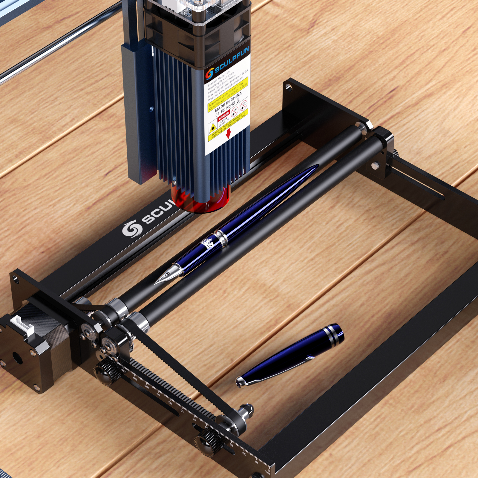 SCULPFUN Laser Rotary Roller L - огляд і ціна Rotary Axis Laser Engraver