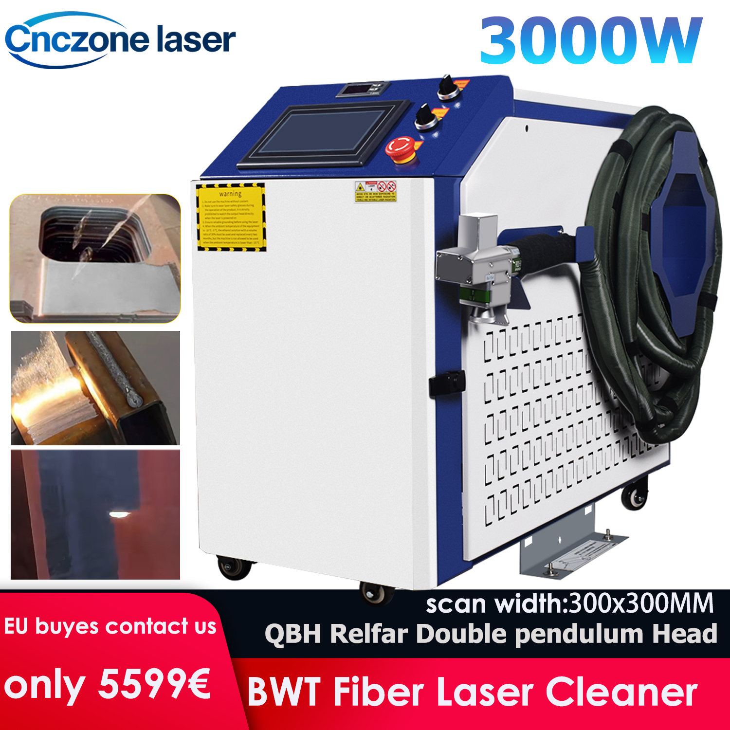 3000W Laser Cleaning Machine F - огляд і ціна Industrial Laser Paint Removal