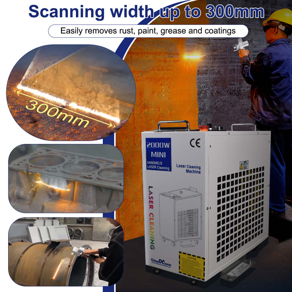3000W Laser Cleaning Machine F - огляд і ціна Industrial Laser Paint Removal