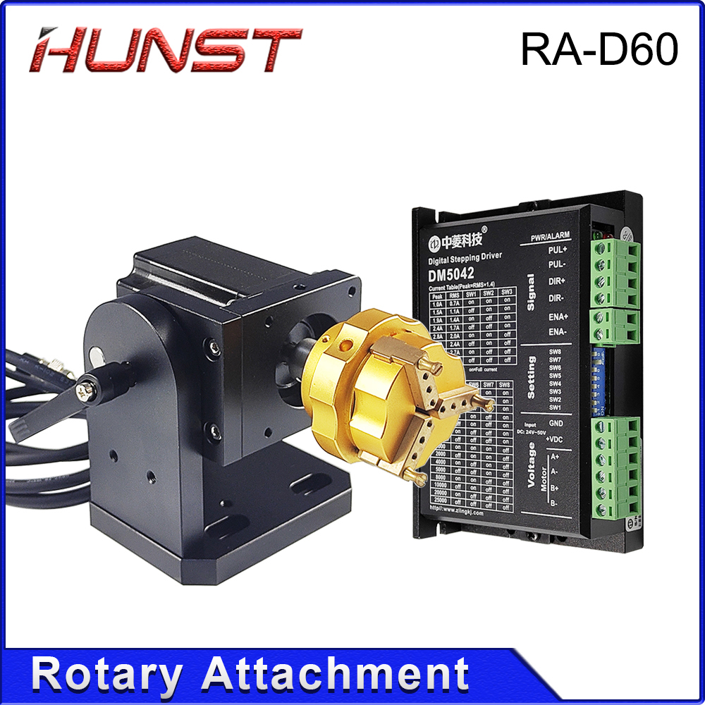 Hunst D69 D60 Laser Marking Ma - огляд і ціна Rotary Axis Laser Engraver