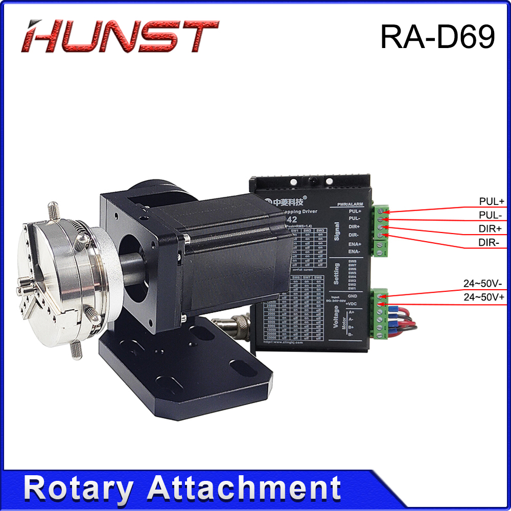 Hunst D69 D60 Laser Marking Ma - огляд і ціна Rotary Axis Laser Engraver