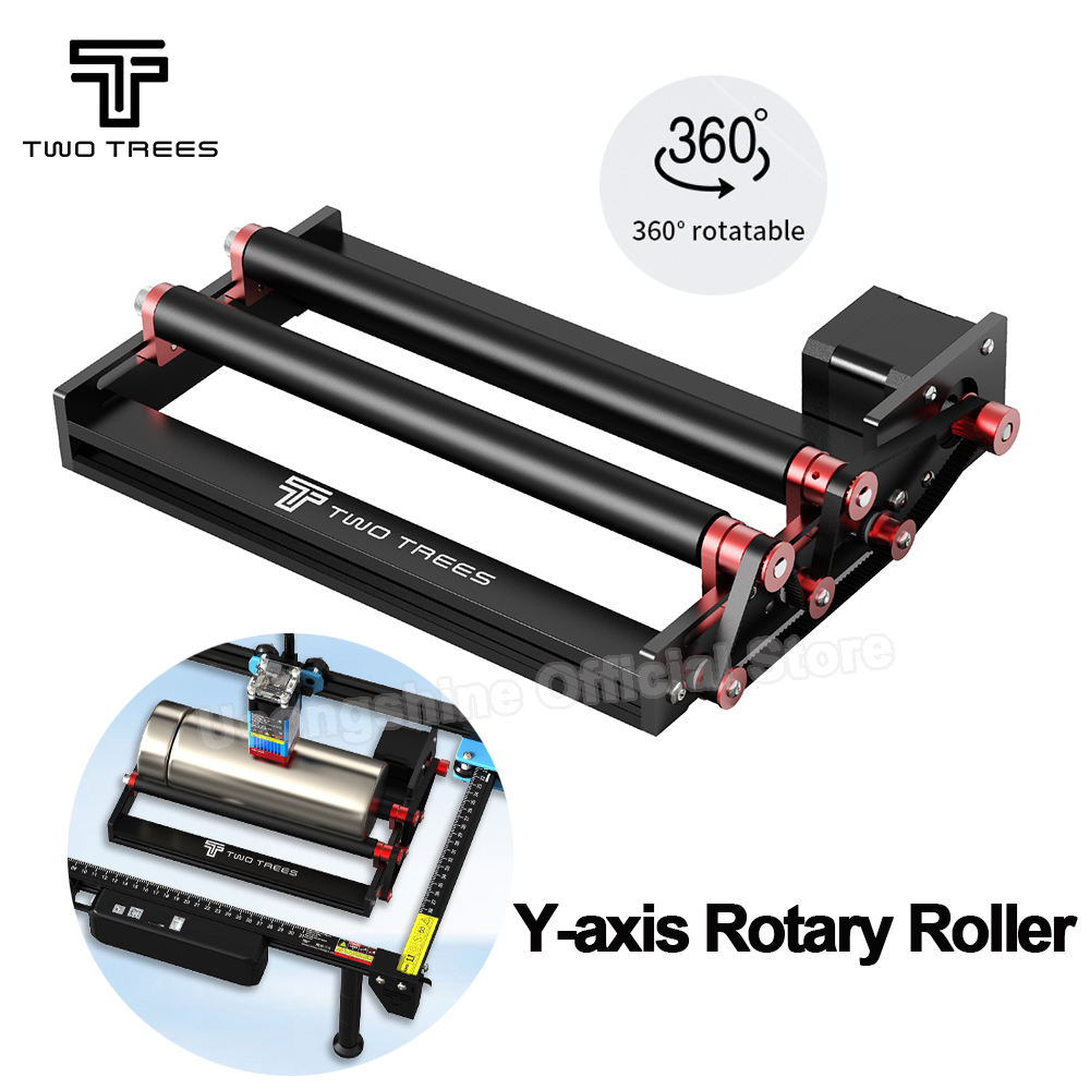 Twotrees Laser Engraving Machi - огляд і ціна Rotary Axis Laser Engraver