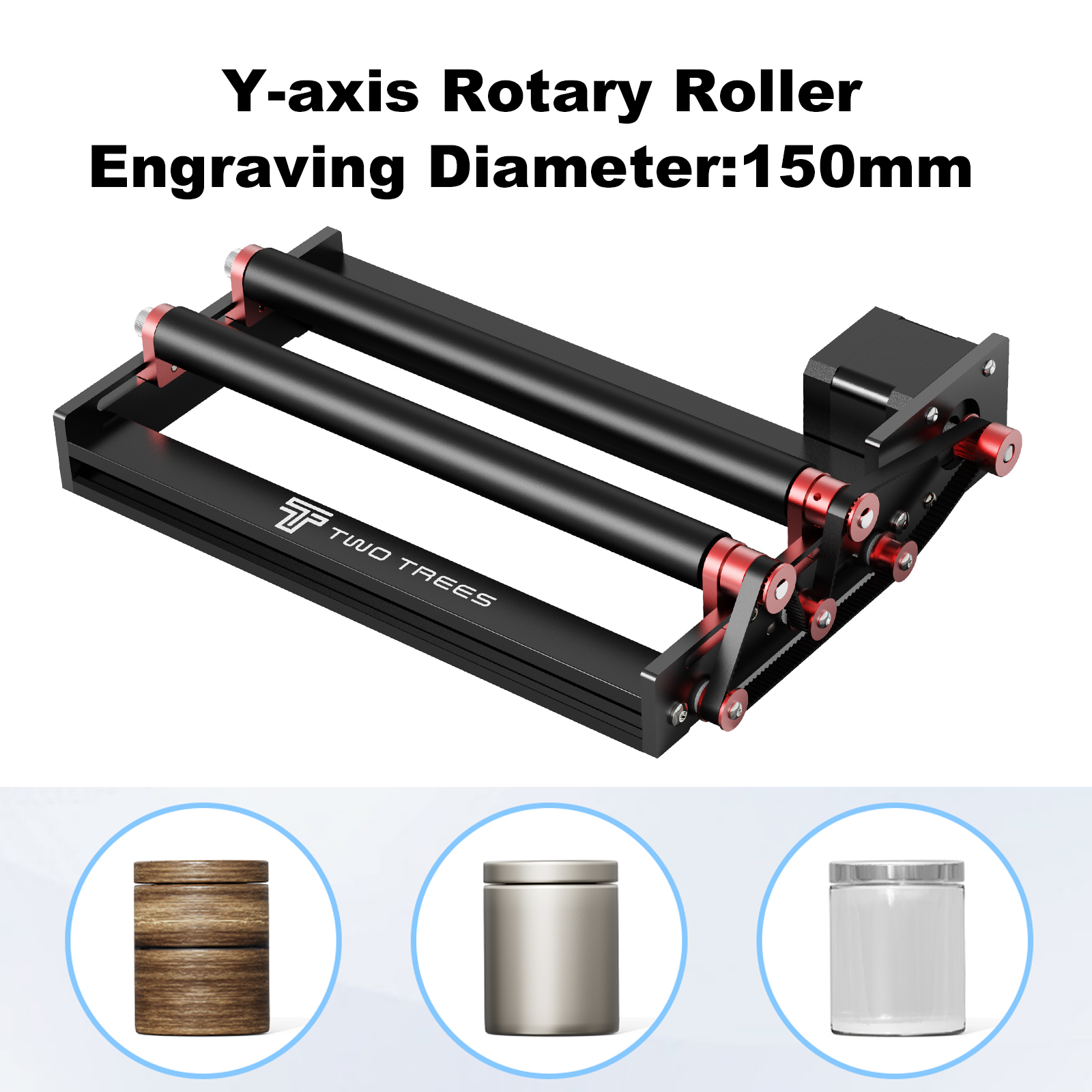 Twotrees Laser Engraving Machi - огляд і ціна Rotary Axis Laser Engraver