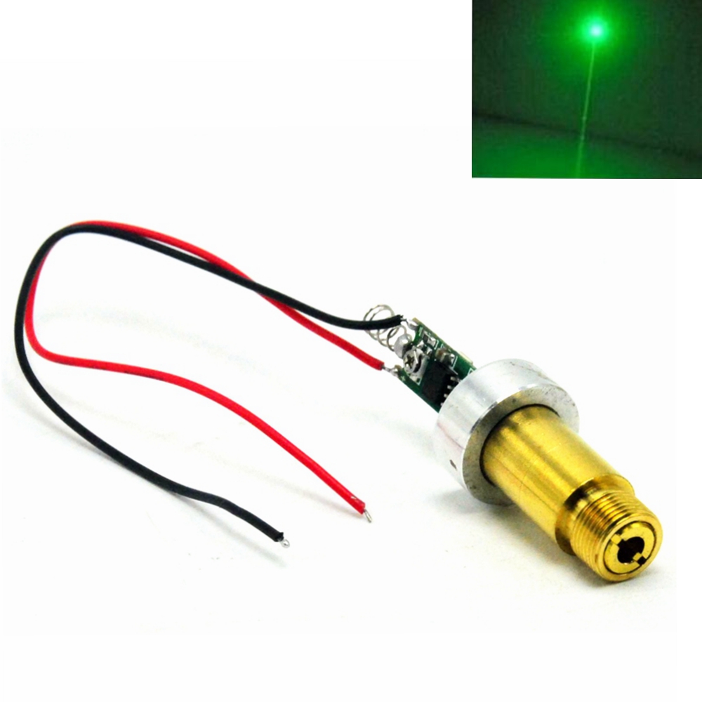 Industrial Brass 50mW 100mw 20 - огляд і ціна Industrial Green Laser Pointer